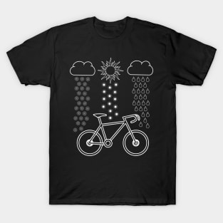 No Bead Biking Weather - Mountain Bike Gift T-Shirt